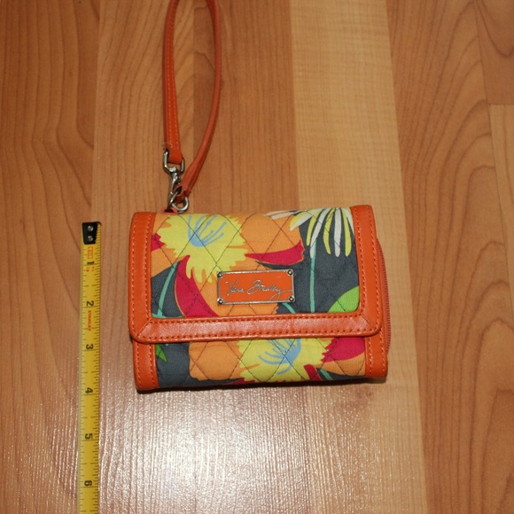 Vera Bradley Fabric Zip around Wristlet Wallet - Picture 7 of 8